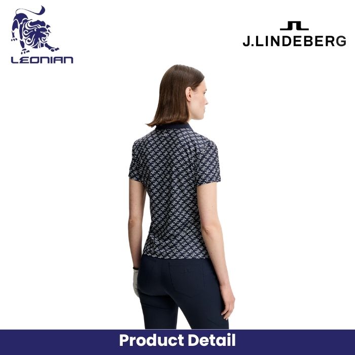J.Lindeberg Tour Tech Print Polo Women's
