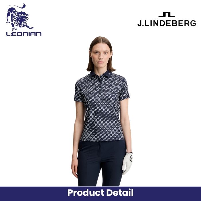 J.Lindeberg Tour Tech Print Polo Women's