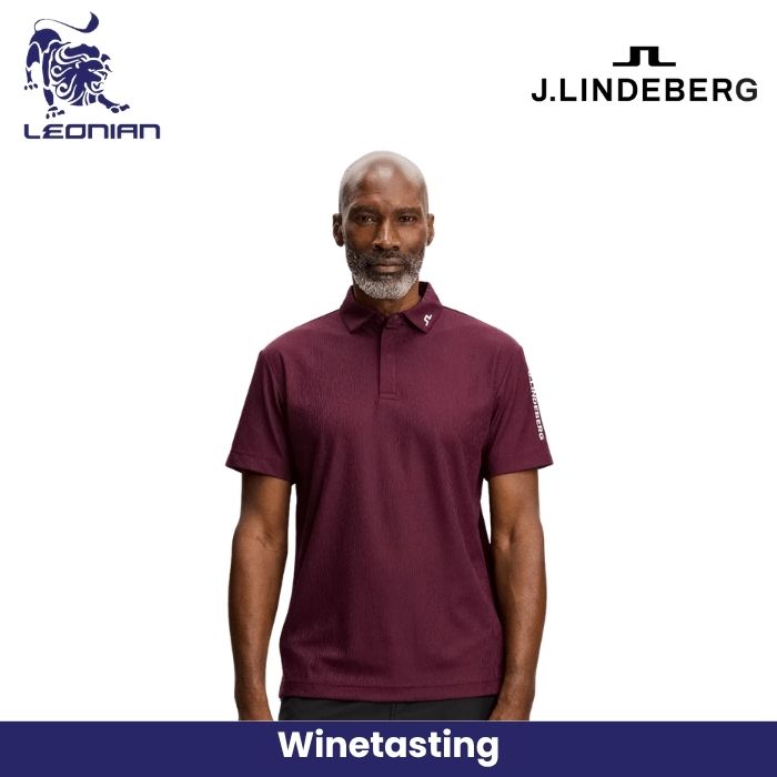 J.Lindeberg Tour Tech Textured Polo