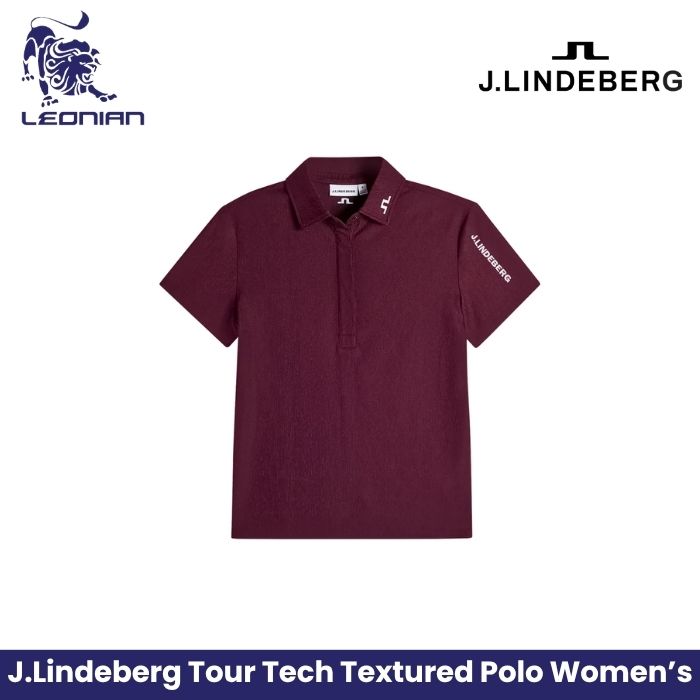 J.Lindeberg Tour Tech Textured Polo Women's