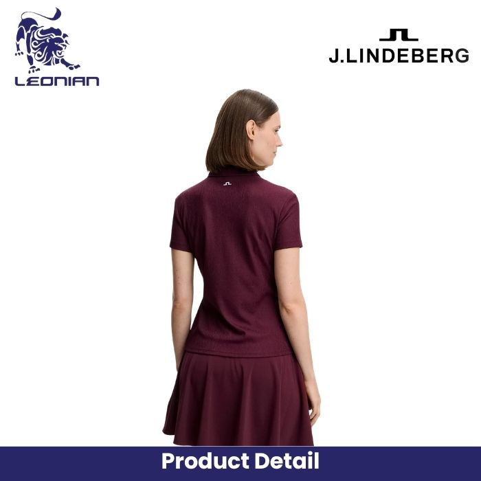 J.Lindeberg Tour Tech Textured Polo Women's