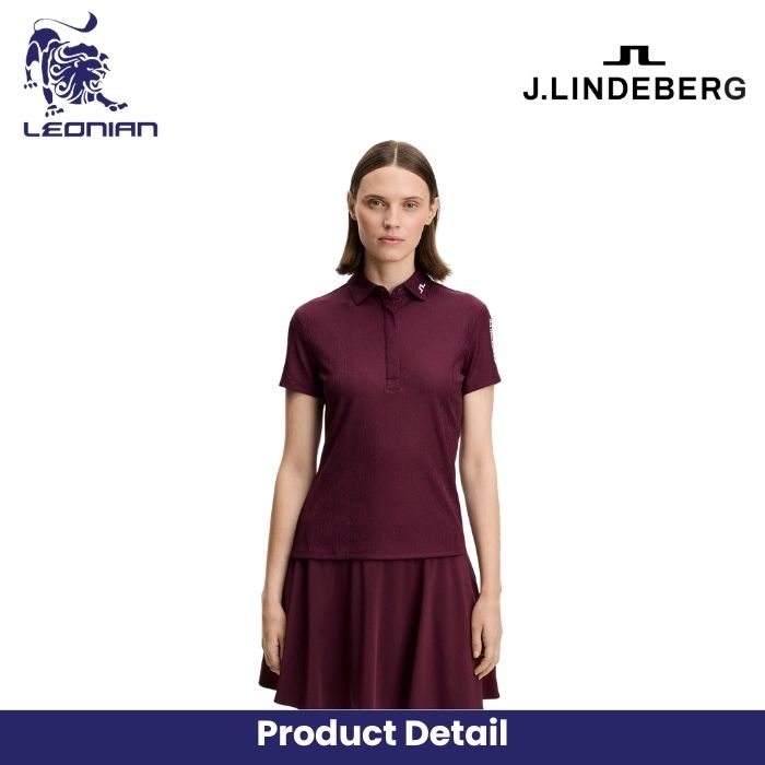 J.Lindeberg Tour Tech Textured Polo Women's