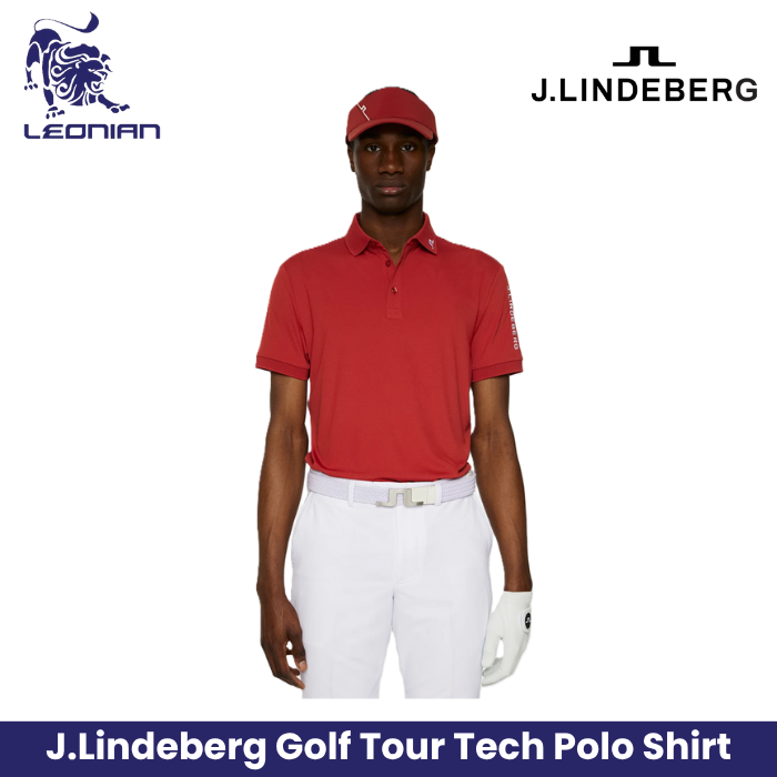 J.Lindeberg Tour Tech Polo Men's Golf Shirt