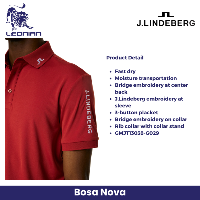 J.Lindeberg Tour Tech Polo Men's Golf Shirt