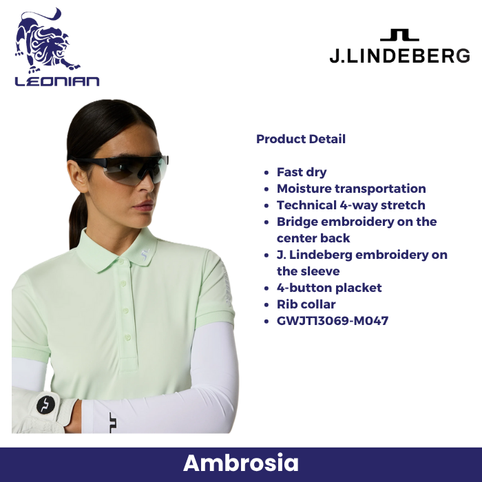 J.Lindeberg Tour Tech Polo Women's Golf Shirt