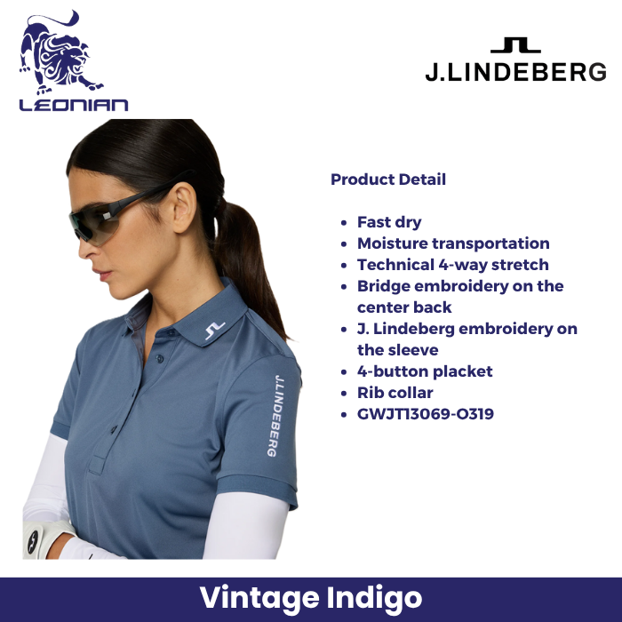J.Lindeberg Tour Tech Polo Women's Golf Shirt