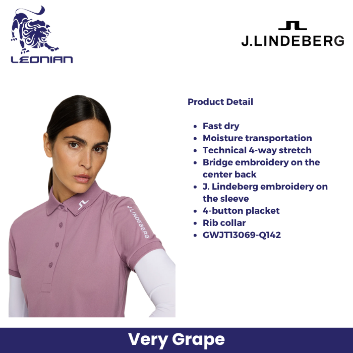 J.Lindeberg Tour Tech Polo Women's Golf Shirt