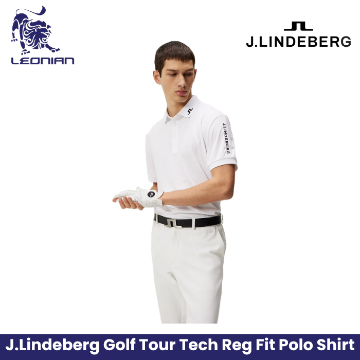 J.Lindeberg Tour Tech Reg Fit Golf Polo Men's Shirt