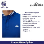 J.Lindeberg Tyson LS Reg Fit Polo