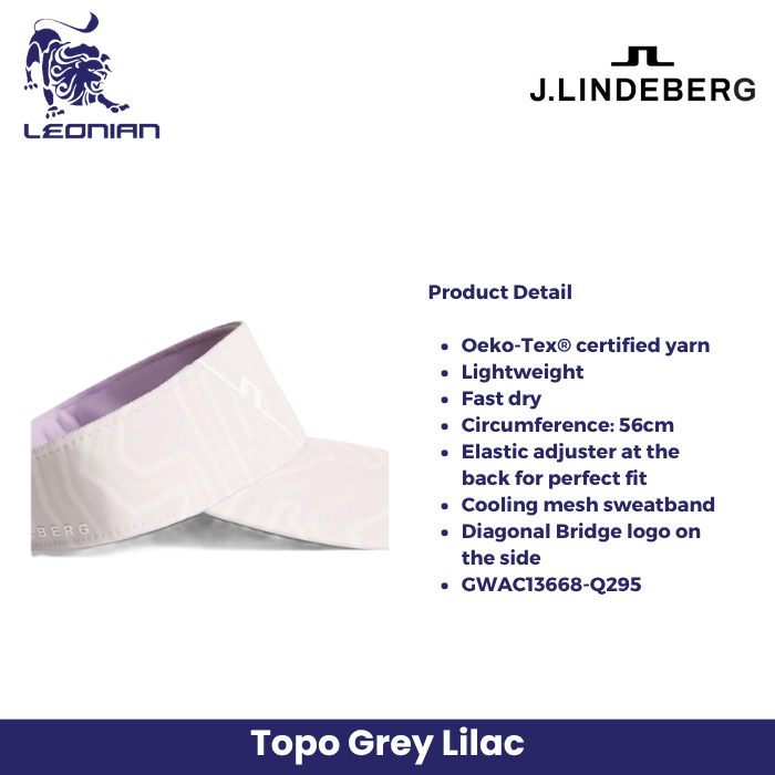 J.Lindeberg Yadina Printed Visor Women's