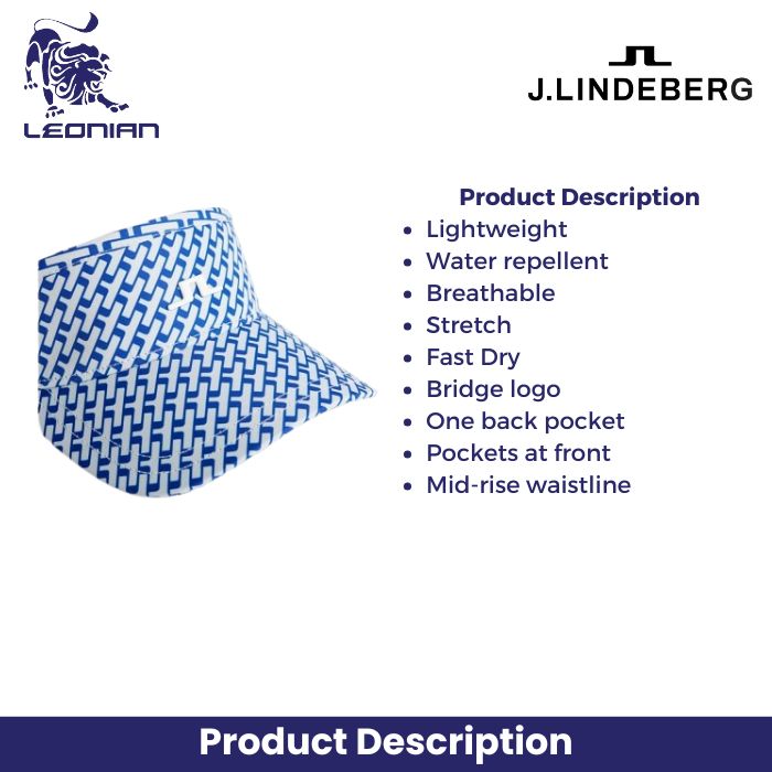 J.Lindeberg Yada Printed Visor Women's