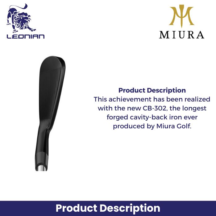 Miura Iron CB-302 QPQ Black