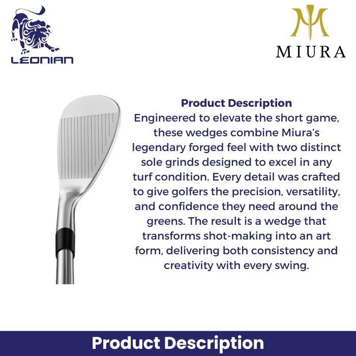 Miura Forged Wedge Series