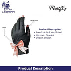 Mostfly Black Pink Women's Glove