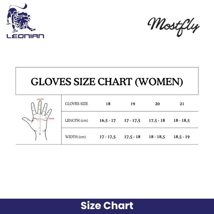 Mostfly Black Pink Women's Glove