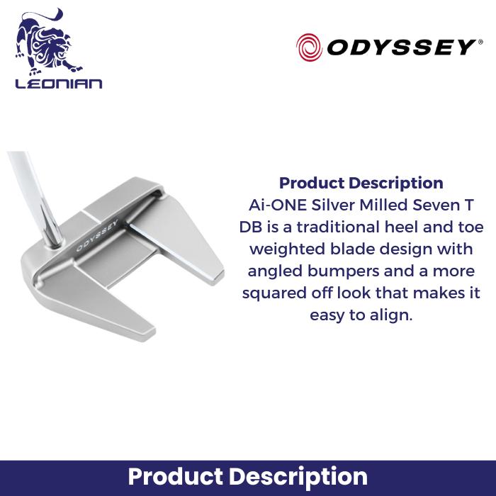 Odyssey Ai-ONE Silver Milled Seven T DB Putter Golf