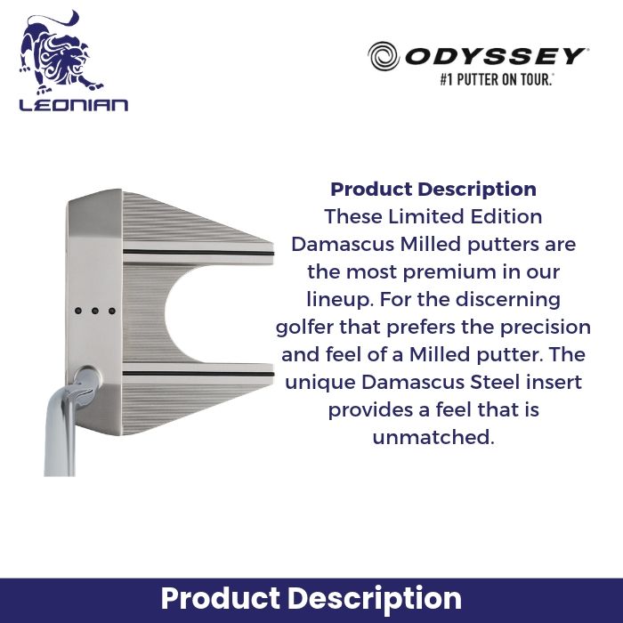 Odyssey Damascus Milled Seven Double Bend Putter