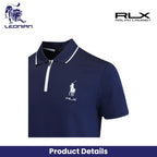 RLX Ralph Lauren RL Tour Pro Logo QZ Pique Men's Golf Polo Shirt