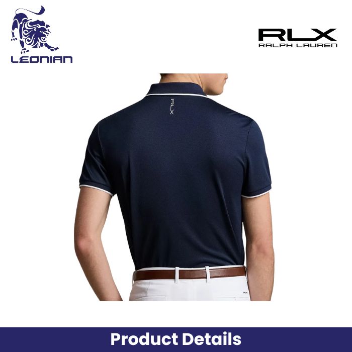 RLX Ralph Lauren RL Tour Pro Logo QZ Pique Men's Golf Polo Shirt