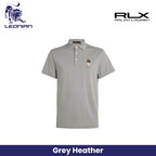 RLX Ralph Lauren Men's Grey Golf Polo Bear Polo Shirt