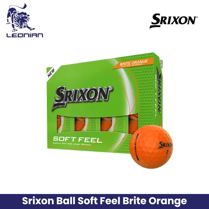 Srixon Soft Feel Brite Orange Golf Balls