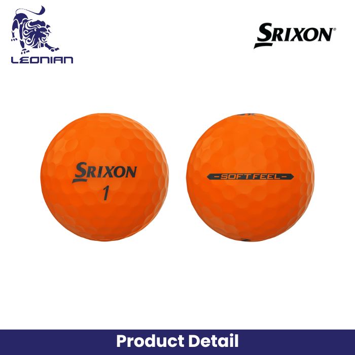 Srixon Soft Feel Brite Orange Golf Balls