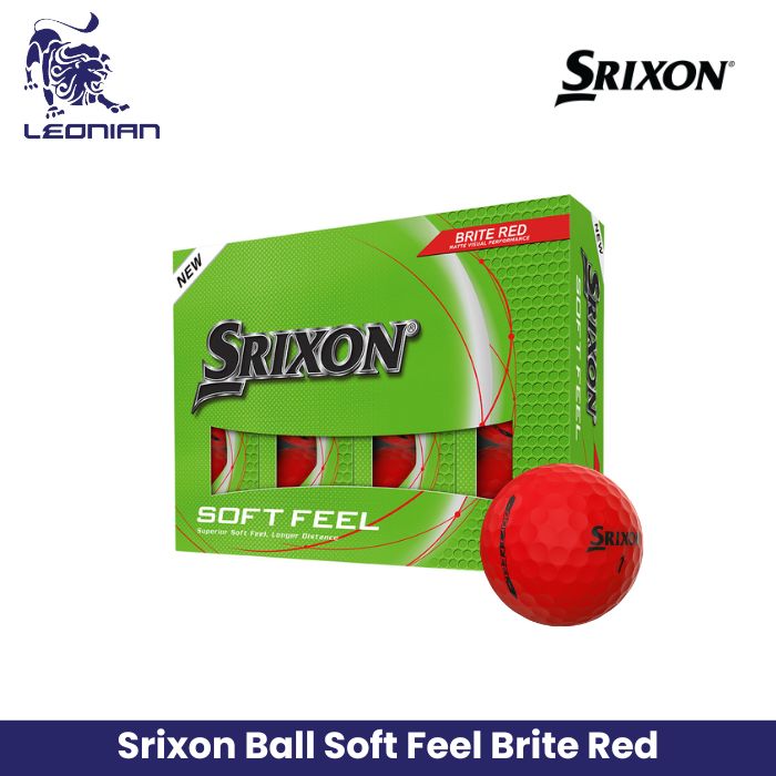 Srixon Soft Feel Brite Red Golf Balls