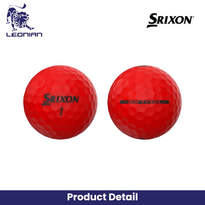 Srixon Soft Feel Brite Red Golf Balls