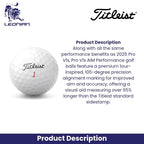 Titleist Pro V1x Performance Alignment Black Line Golf Balls