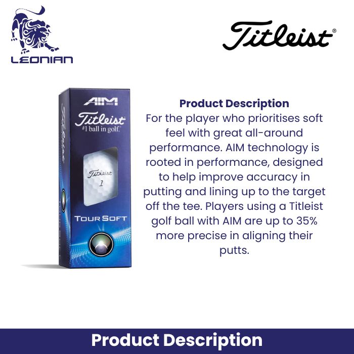 Titleist Tour Soft AIM 360° Golf Balls