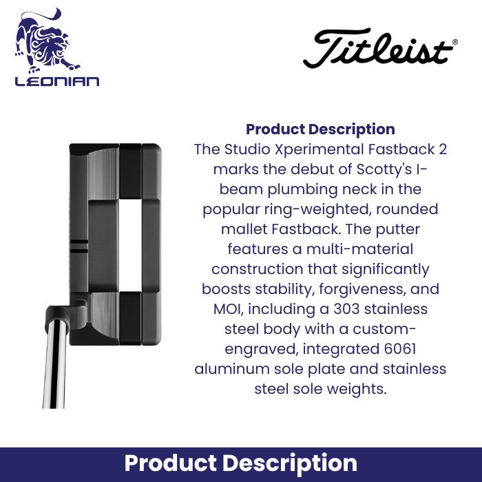 Titleist Scotty Cameron Studio Xperimental Limited Squareback 2 Putter