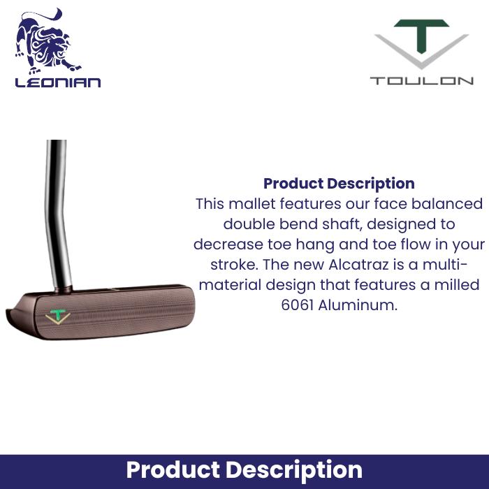 Toulon Design Alcatraz 24 H1 MID 38JV Putter