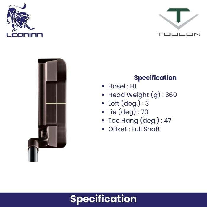 Toulon Design Madison H1 34JV Putter