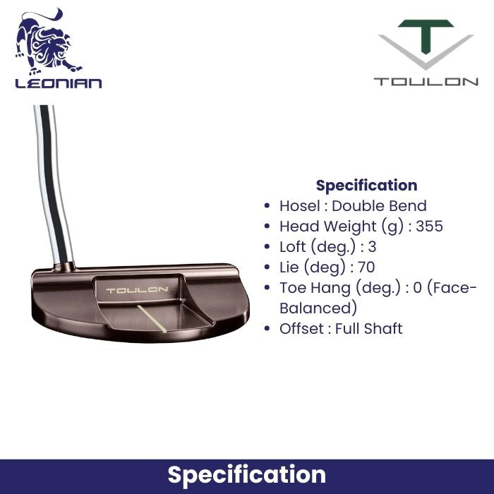 Toulon Design Memphis DB 34JV Putter