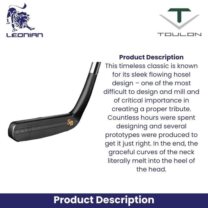 Toulon Design Small Batch Latrobe Black Putter