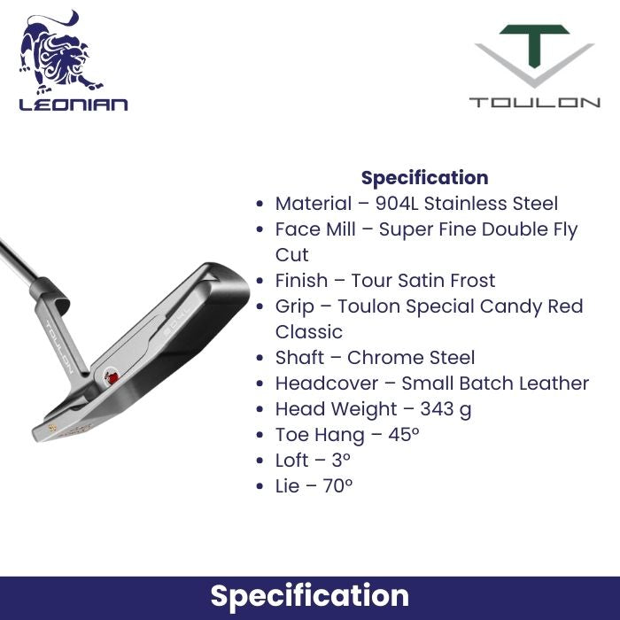Toulon Design Small Batch Santa Monica Putter