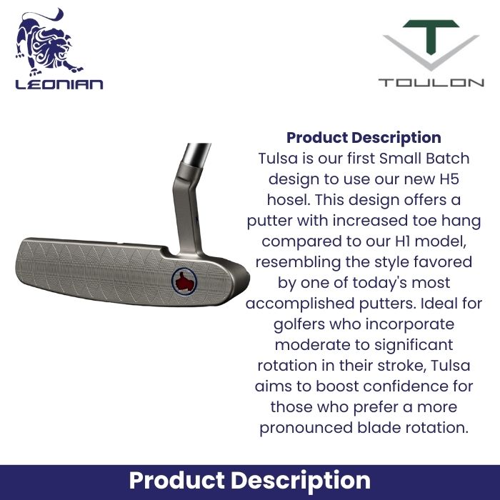 Toulon Design Small Batch Tulsa Satin Putter