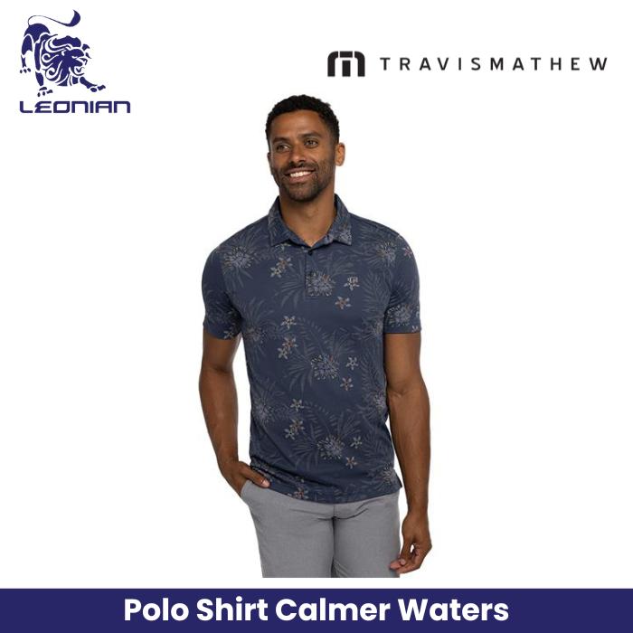 TravisMathew Calmer Waters Men's Golf Polo Shirt