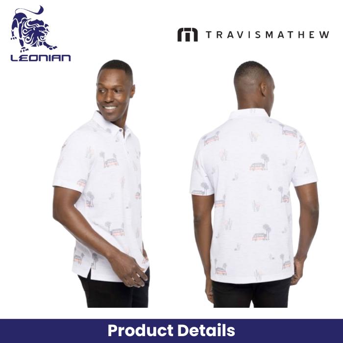 TravisMathew Four Wheeling Men's Golf Polo Shirt