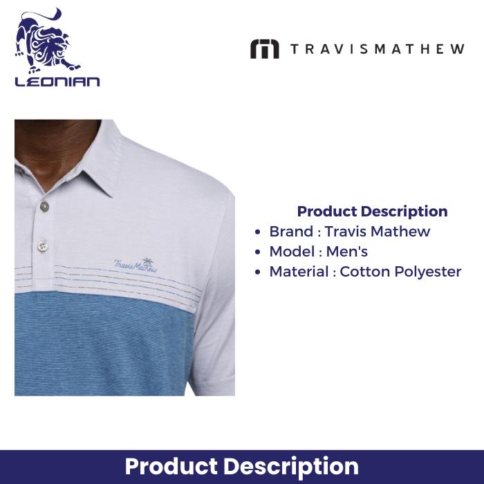 TravisMathew Libations Men's Golf Polo Shirt