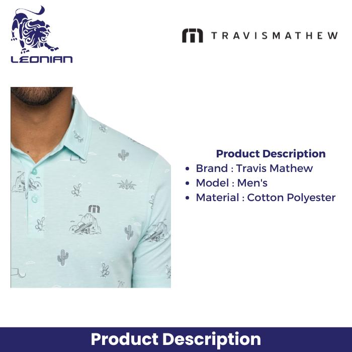 TravisMathew All The Tacos Men's Golf Polo Shirt