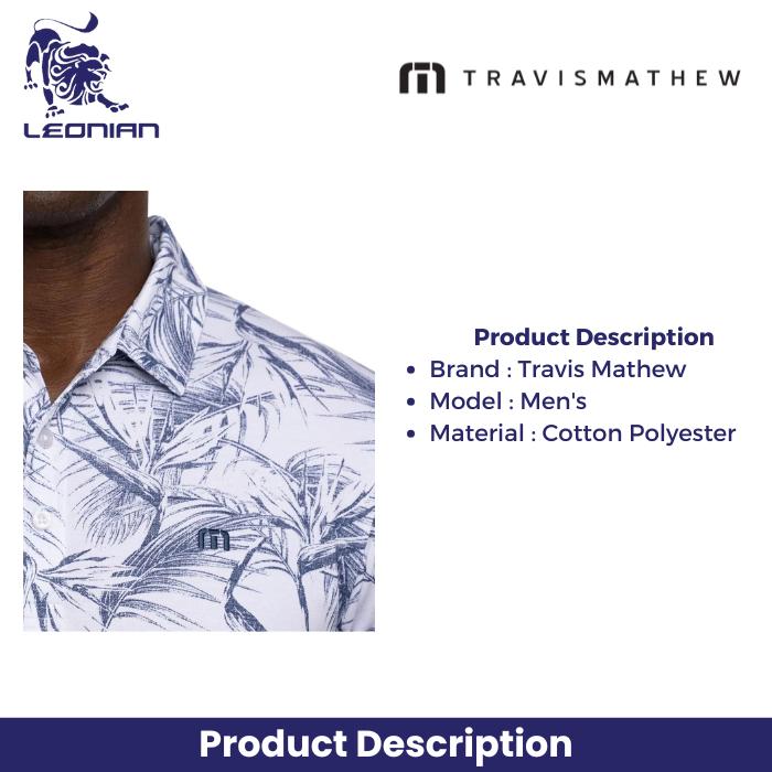 TravisMathew Around The Bay Men's Golf Polo Shirt
