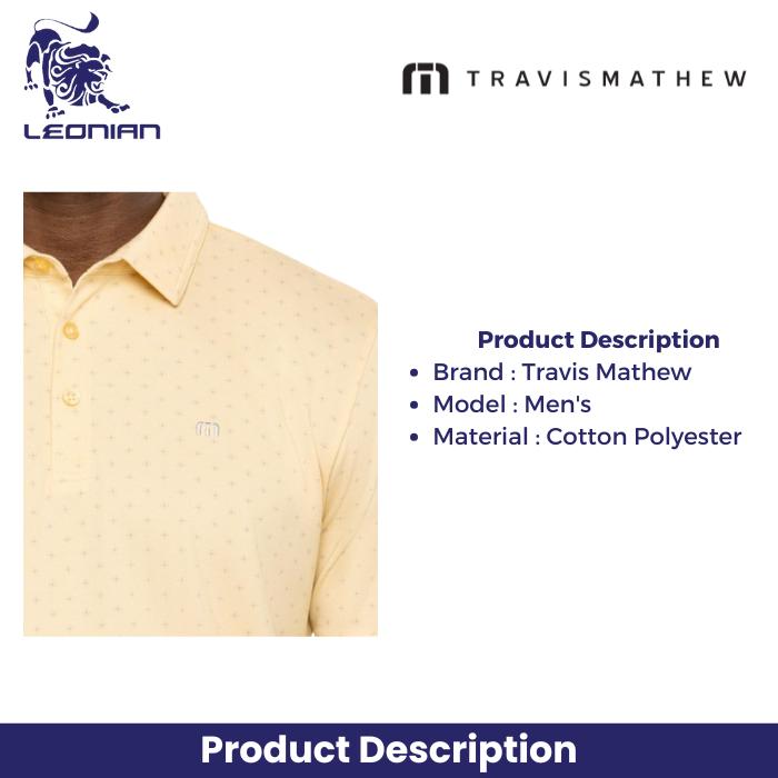 TravisMathew Bamboo Calm Men's Golf Polo Shirt