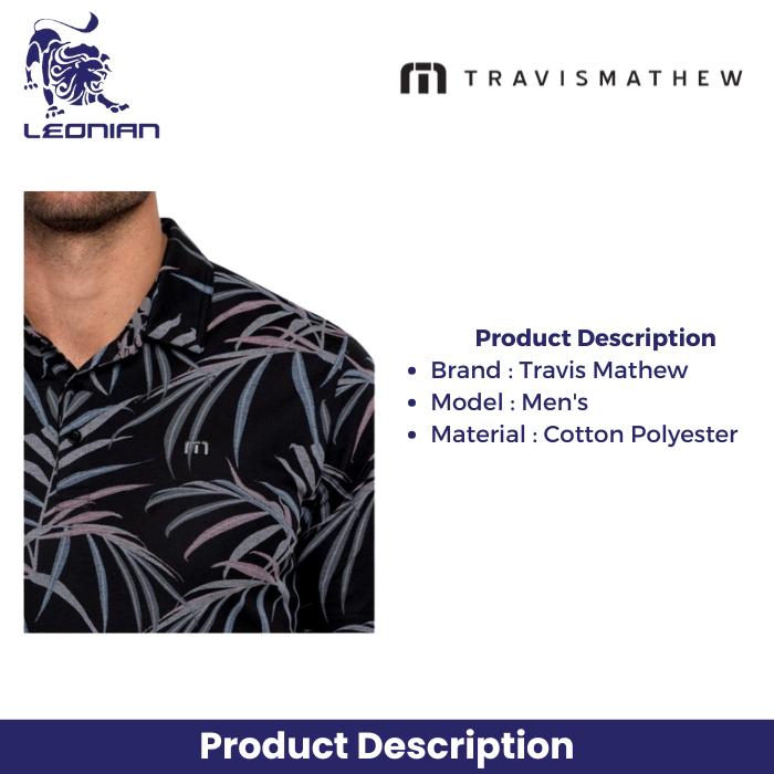TravisMathew Buzz Words Men's Golf Polo Shirt