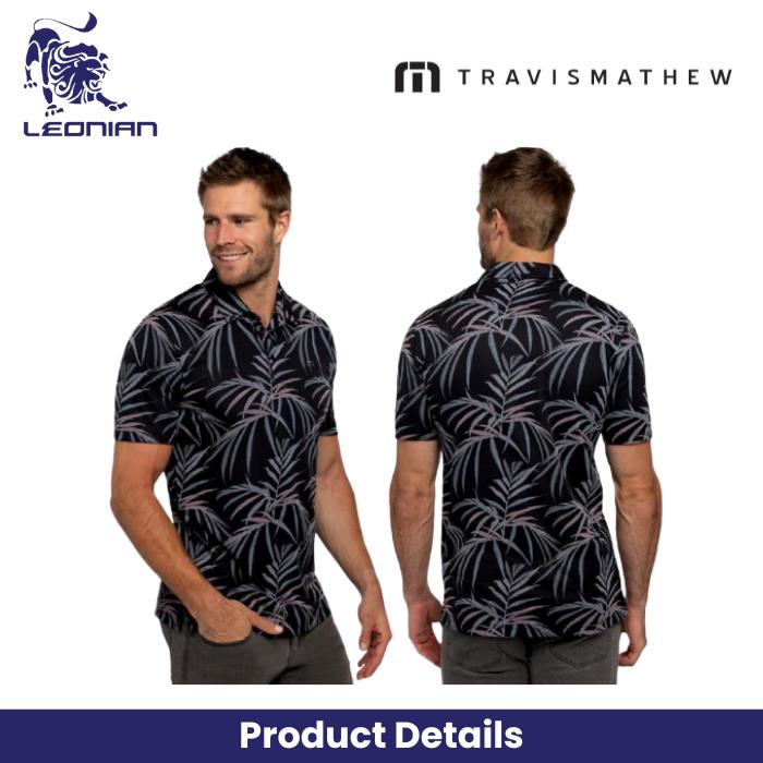 TravisMathew Buzz Words Men's Golf Polo Shirt