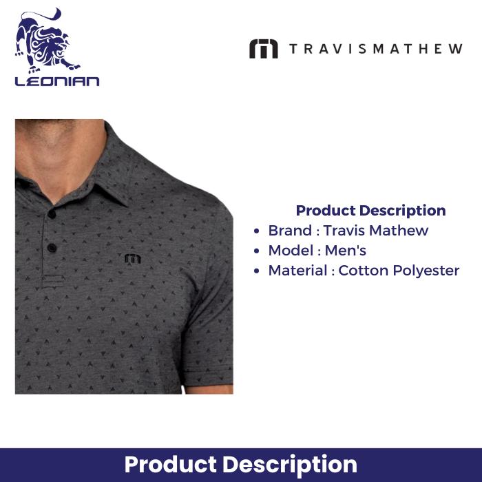 TravisMathew Change Of Address Men's Golf Polo Shirt