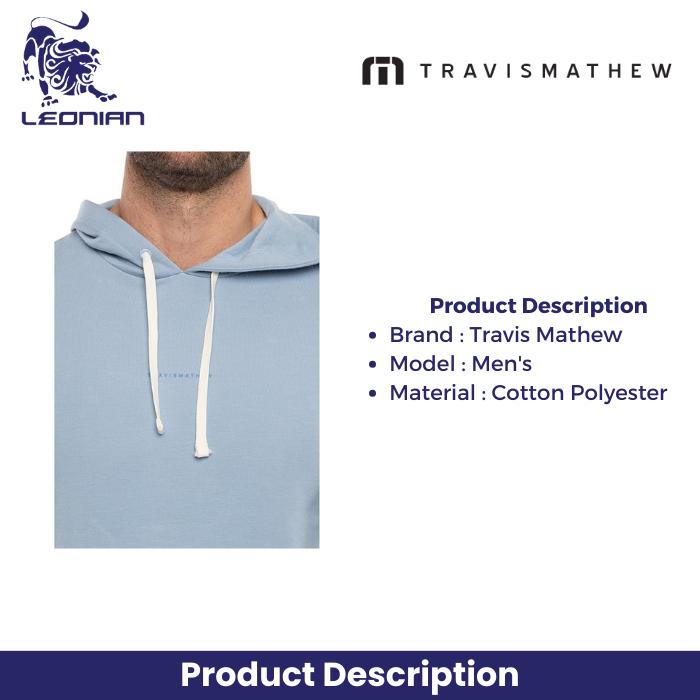 TravisMathew Men's Jacket Coastal Cloud Hoodie