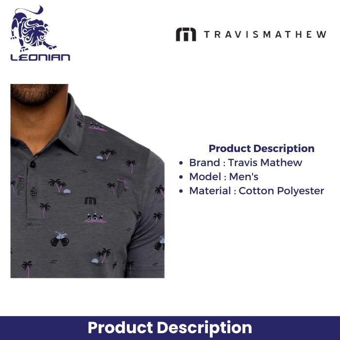 TravisMathew Ensenada Men's Golf Polo Shirt