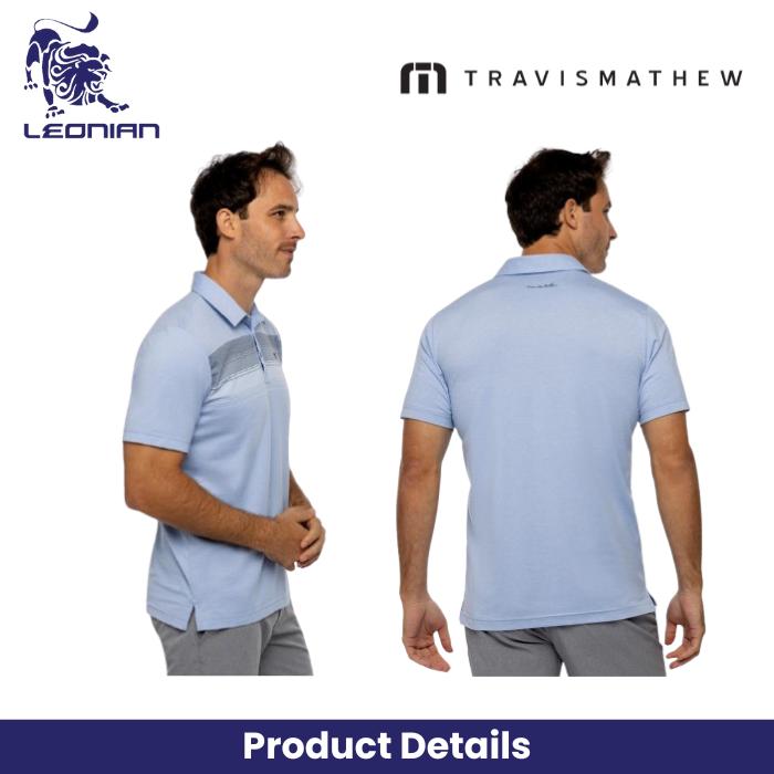 TravisMathew Green Canopy Men's Golf Polo Shirt