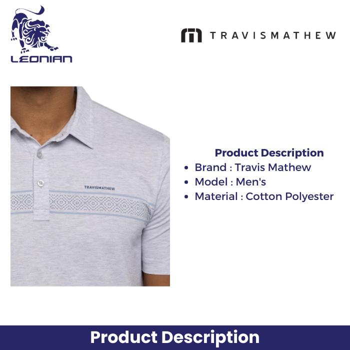 TravisMathew Local Time Men's Golf Polo Shirt